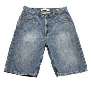 Levi's 569 Jean Shorts Mens 34 Blue Loose Straight Denim Jorts
